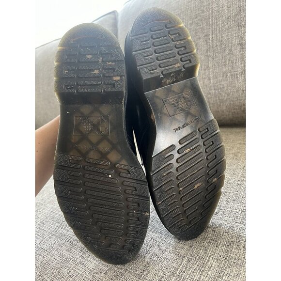 Dr Doc Martens Dupree 3 Eye Silver Arcadia Rub Off Sz 7 US Rockabilly Punk - Picture 11 of 13